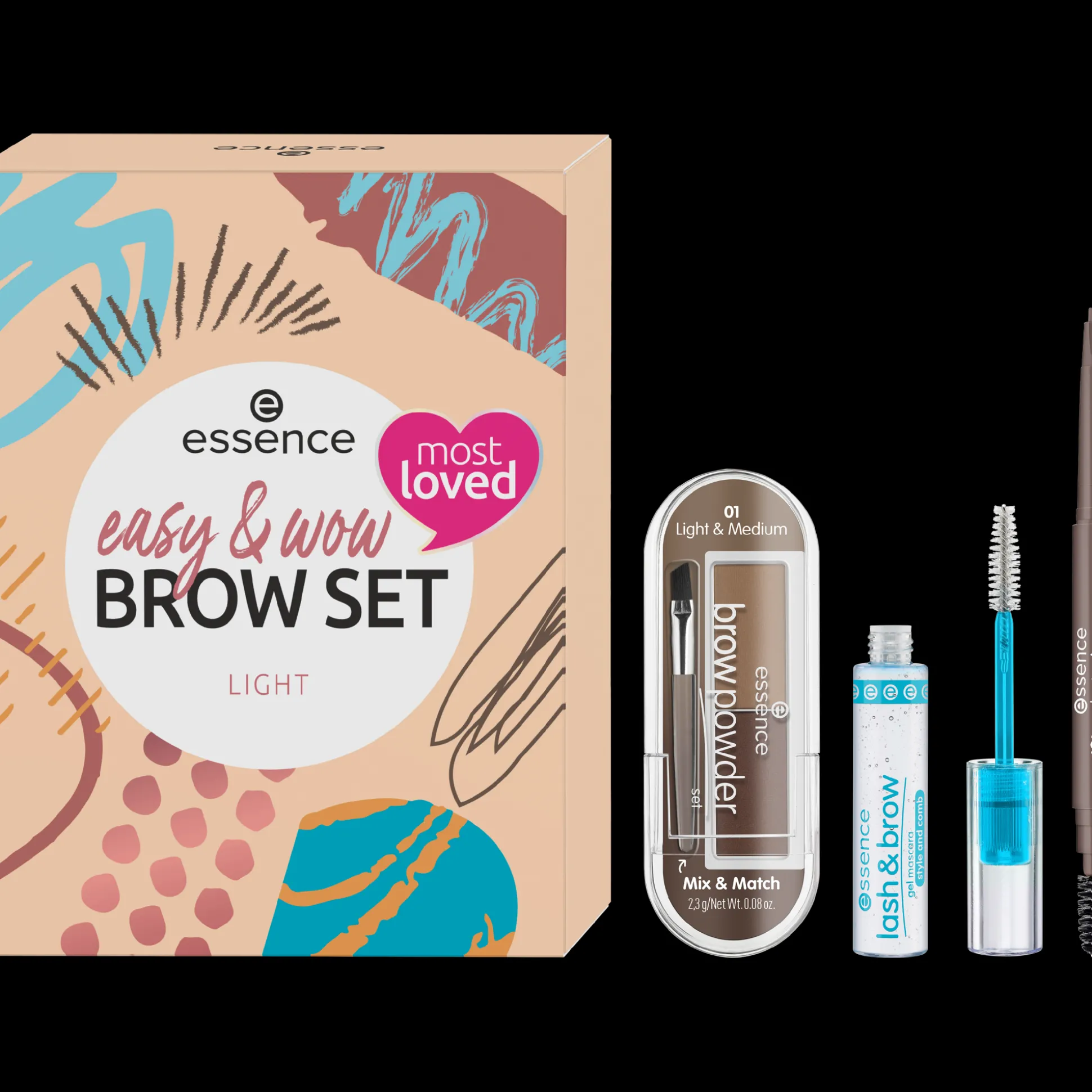 easy & WOW brow set light^essence Online