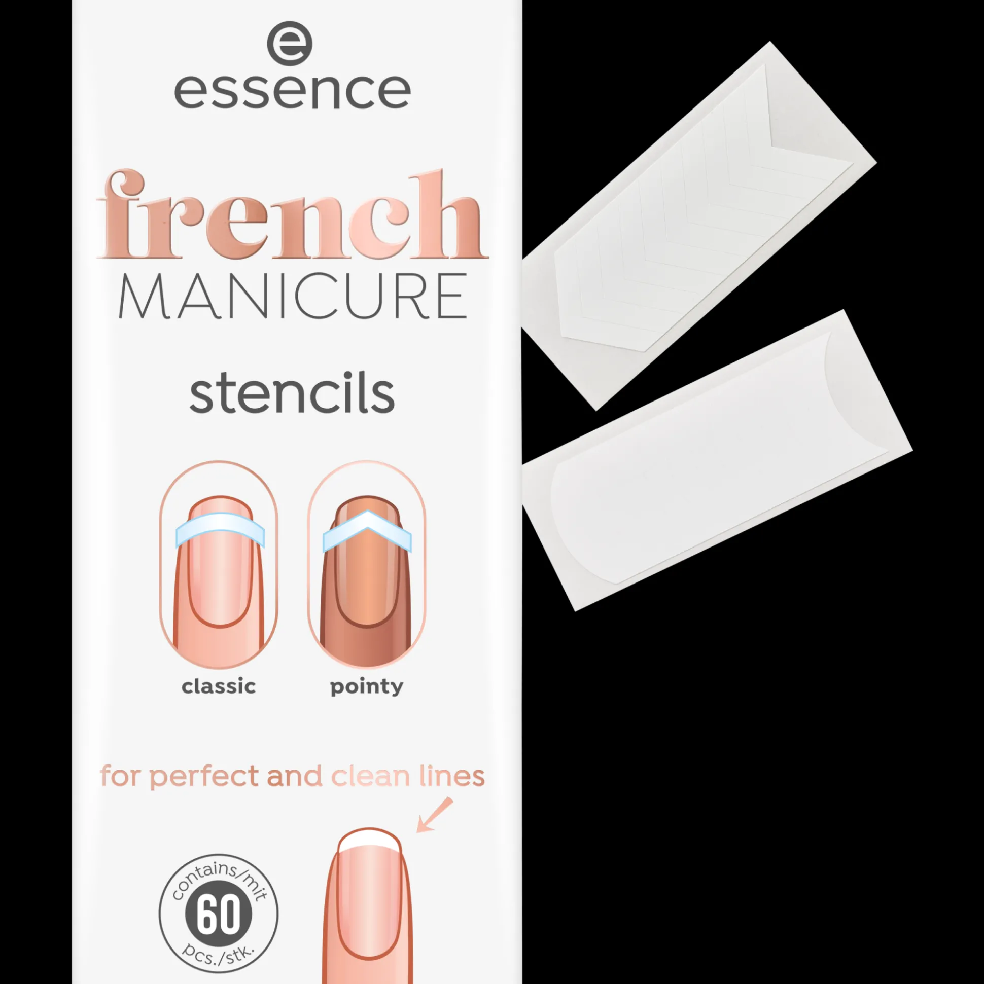 french MANICURE sjablonen^essence Hot