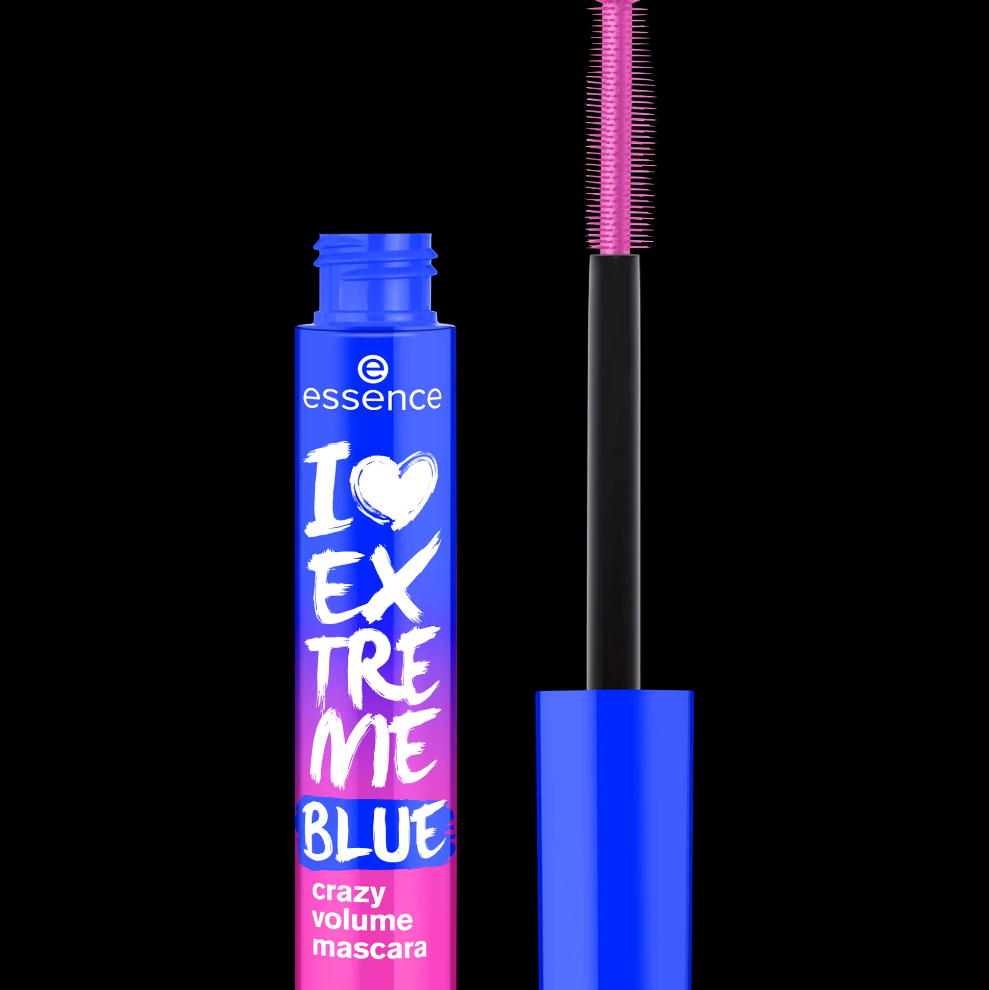 I LOVE EXTREME BLUE crazy volume mascara^essence Store