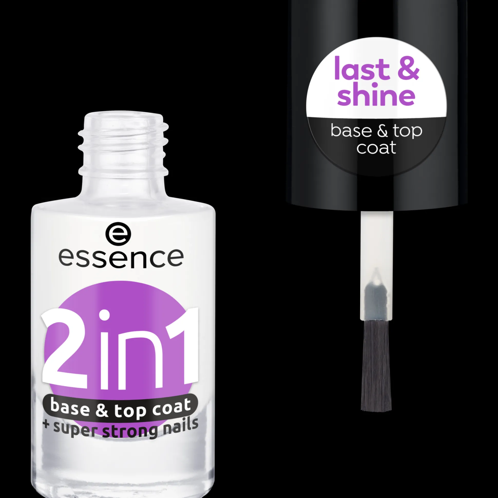 2 in 1 base & topcoat^essence Hot