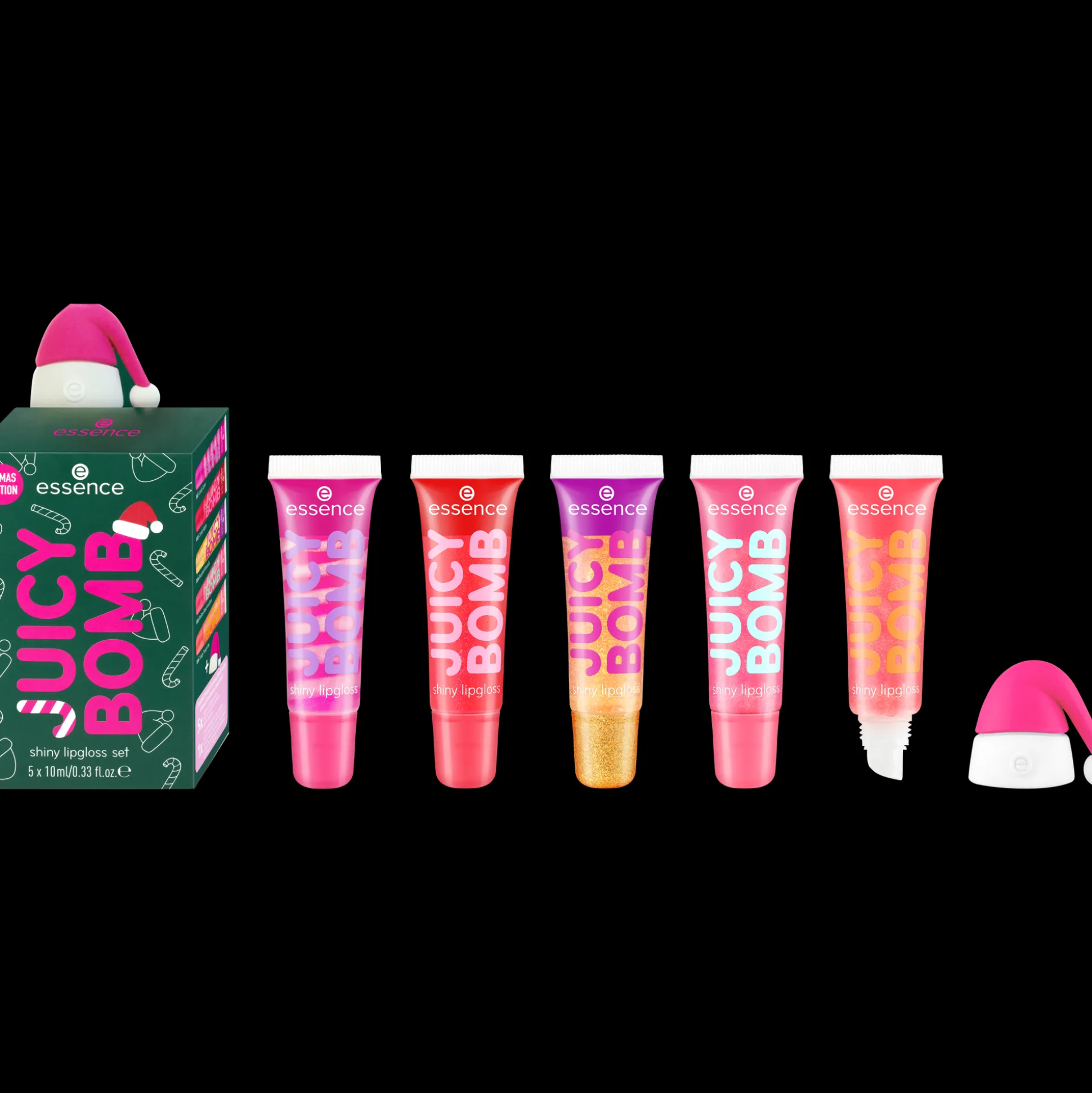 JUICY BOMB Kersteditie glanzende lipgloss set^essence Flash Sale