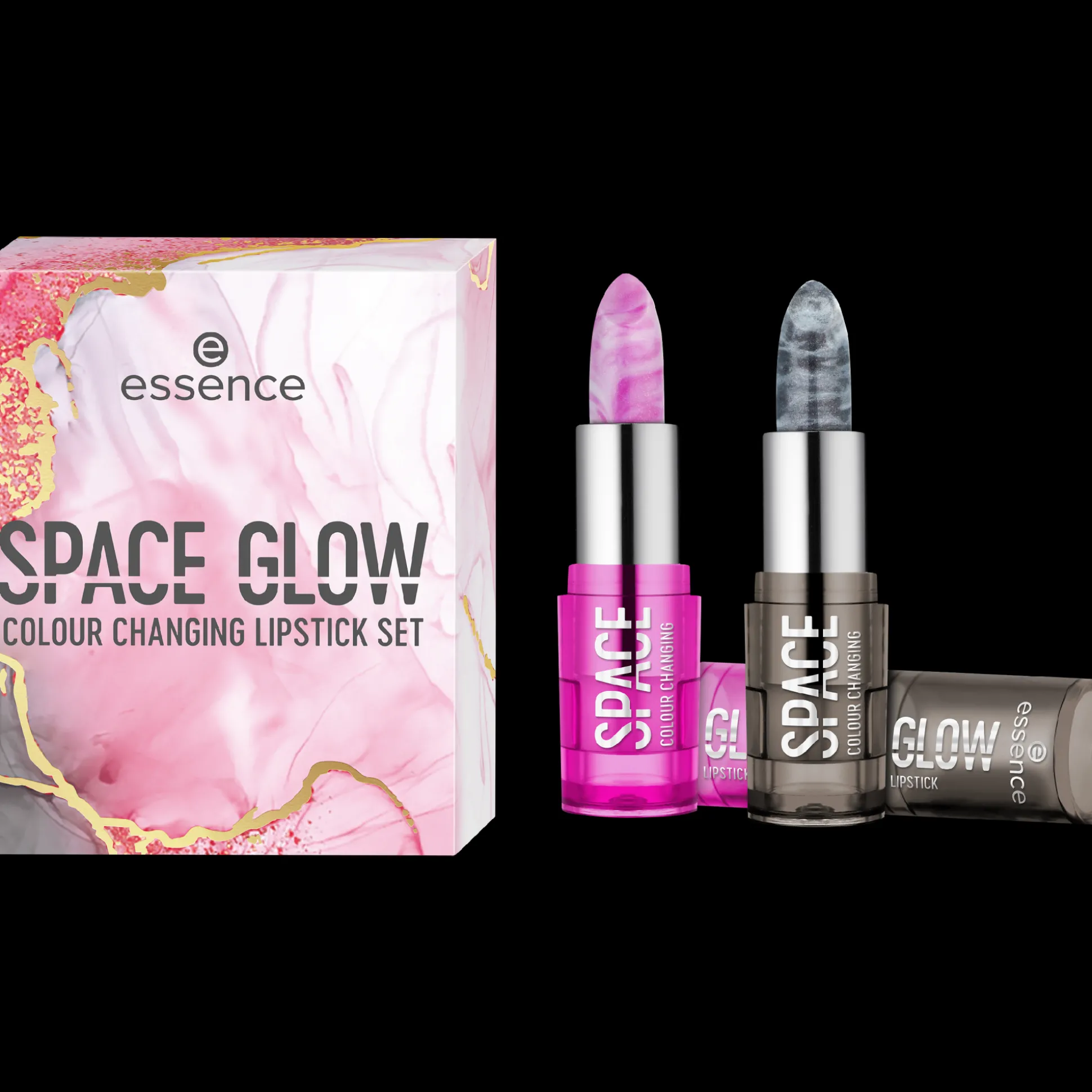 SPACE GLOW KLEURVERANDERENDE LIPSTICK SET^essence Clearance