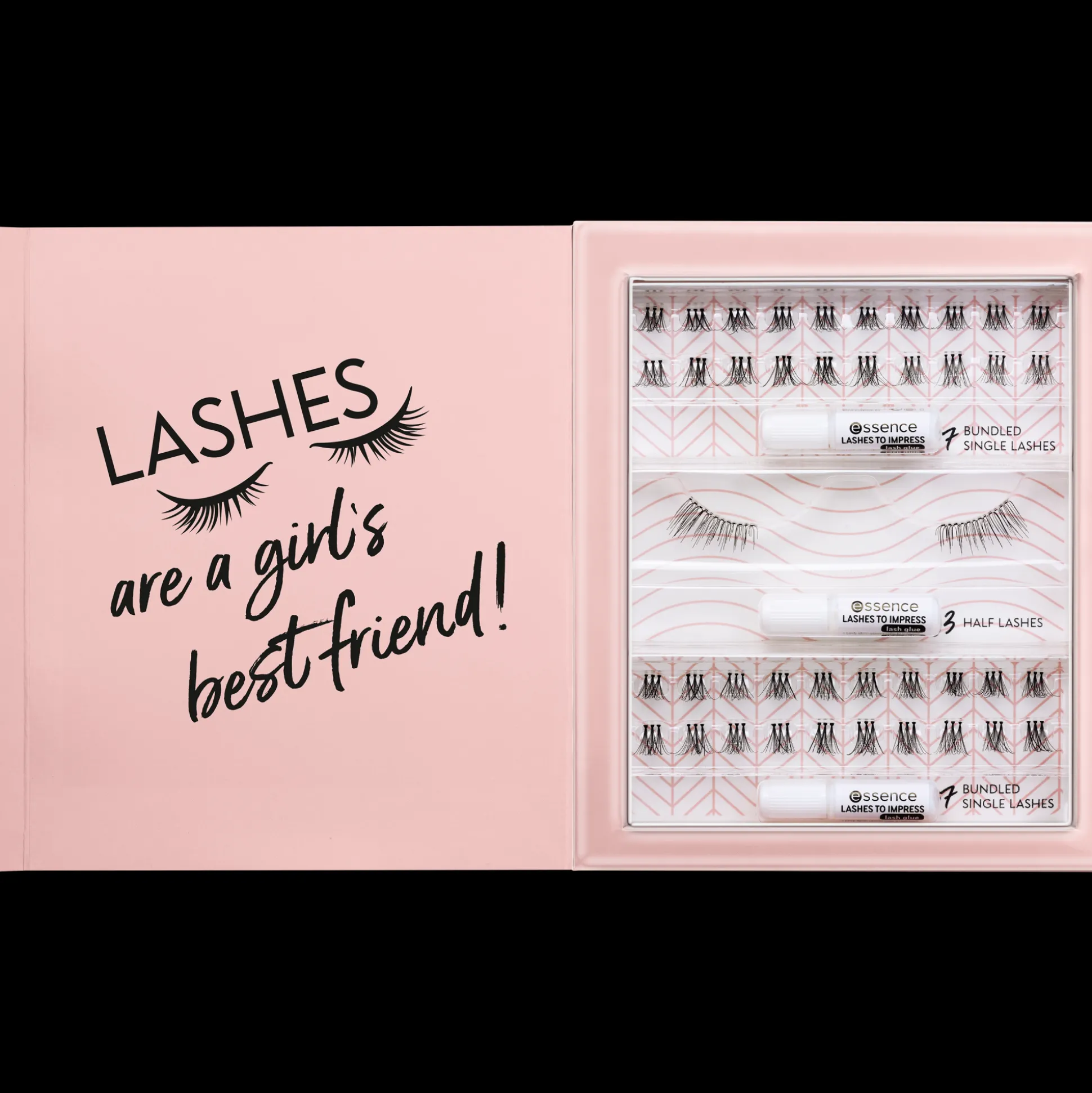 3x LASHES TO IMPRESS kunstwimperset^essence Cheap